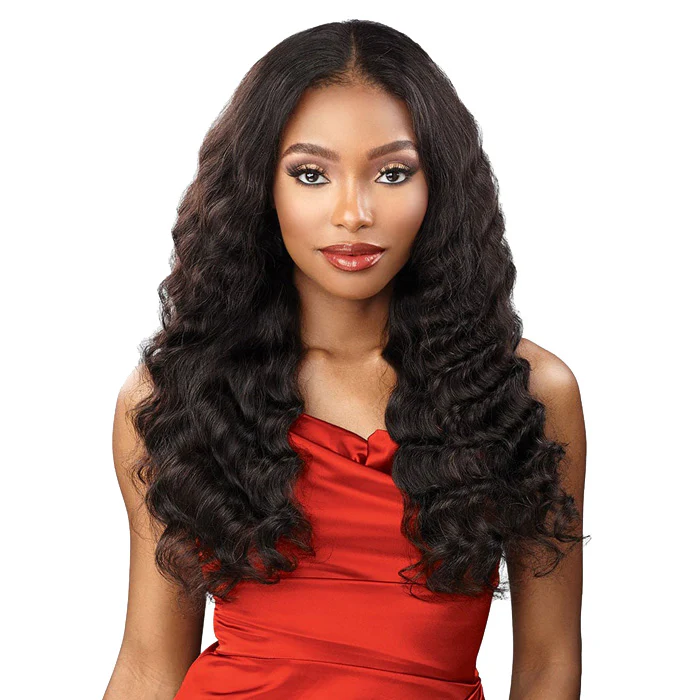 Sensationnel 15A 100% Unprocessed Human Hair 13X4 HD Lace Frontal Wig - LOOSE WAVE 24