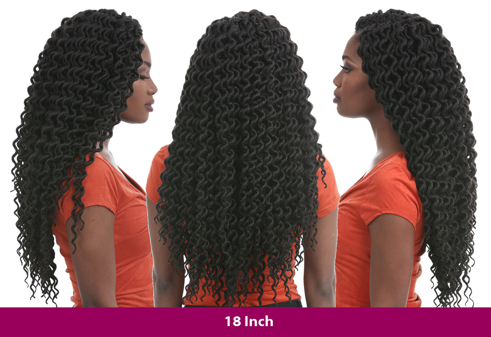 Sensationnel African Collection X-Pression 3X Pre-Looped Crochet Braid FAUX LOCS CURLY Triple Pack Value 12 - 18 Inch - Image 7