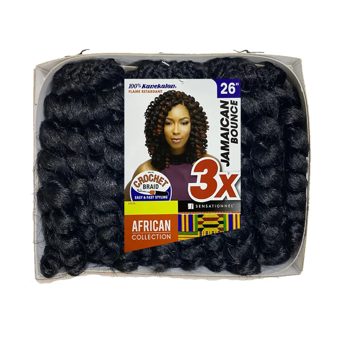 Sensationnel African Collection X-Pression Crochet Braid - 3X JAMAICAN BOUNCE 26" - Image 6