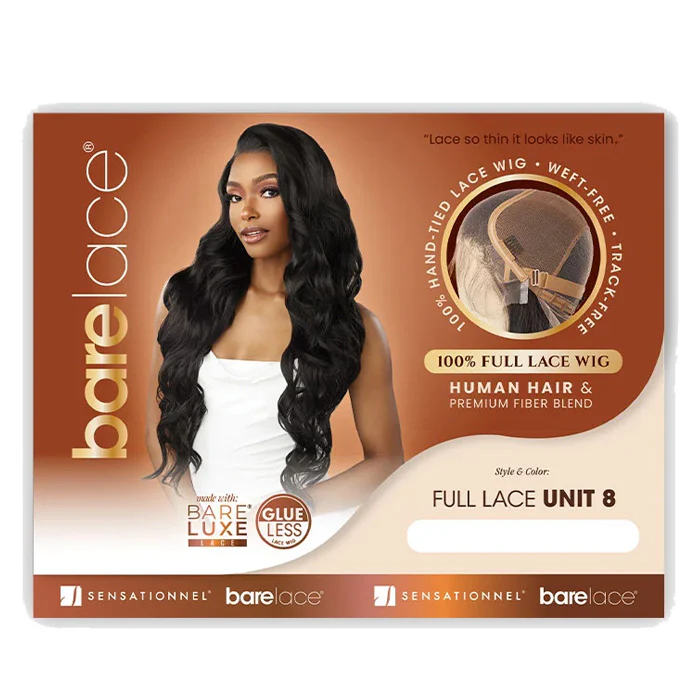 Sensationnel Bare Lace Glueless 100% Hand-Tied Full Lace Wig - UNIT 8 - Human Hair Blend - Image 4