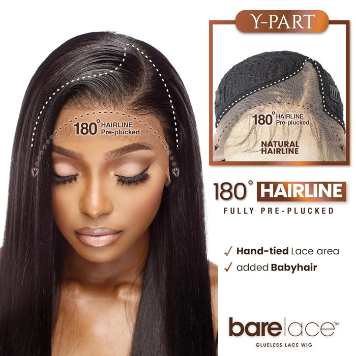 Sensationnel Bare Lace Glueless Y-Part Lace Front Wig - Y-PART IRIE - Image 6
