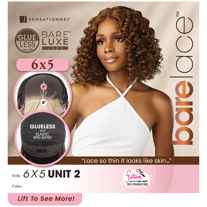 Sensationnel Bare Luxe Glueless 6x5 Lace Front Wig - 6x5 UNIT 2 - Image 4