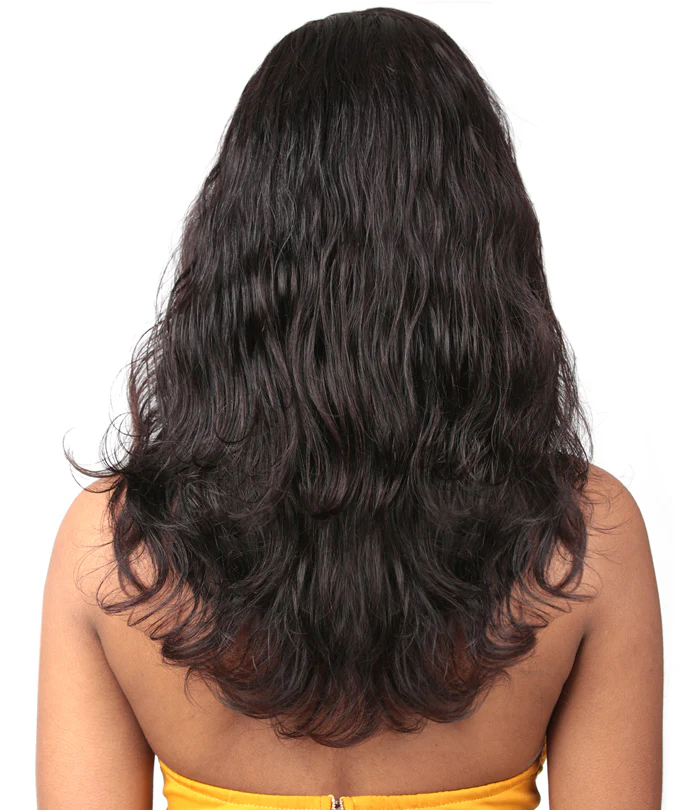 Sensationnel Bare & Natural 100% Brazilian Virgin Remi Full Hand-Tied Swiss Lace Wig BODY WAVE 22 Inch - Image 2