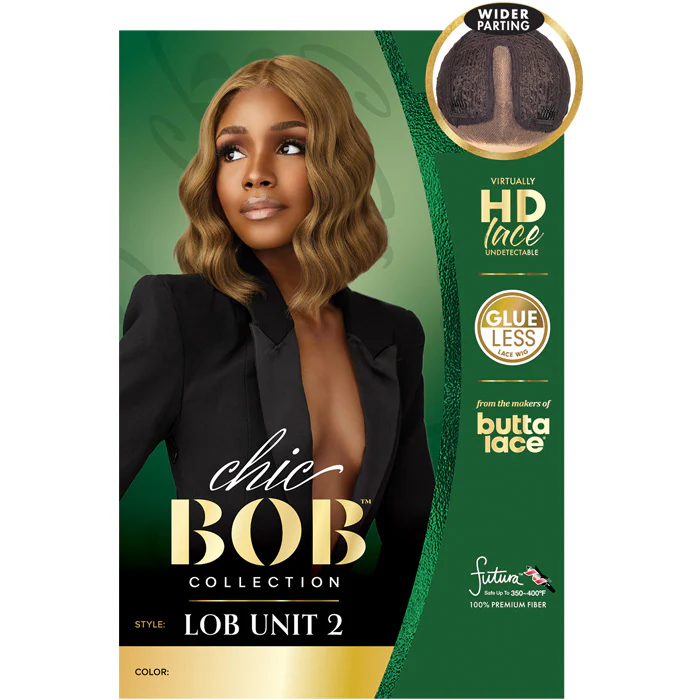 Sensationnel Butta Chic Bob Glueless 5" Deep Part HD Lace Front Wig - LOB UNIT 2 - Image 4