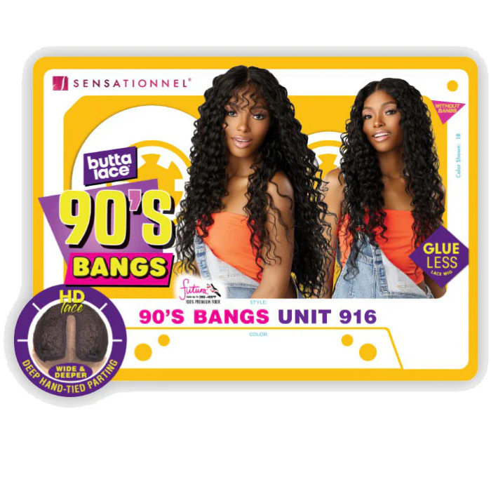 Sensationnel Butta Lace 90's Bangs Glueless HD Lace Front Wig - 90'S BANGS UNIT 916 - Image 4