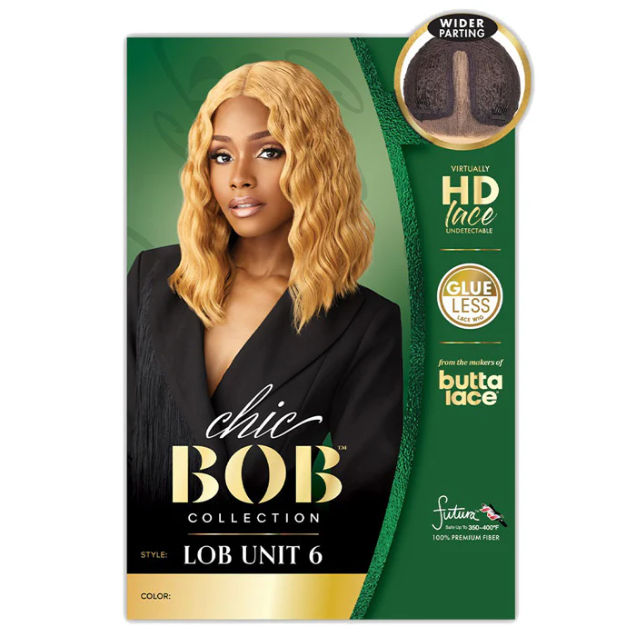 Sensationnel Butta Lace Chic Bob Glueless 5" HD Deep Lace Parting Front Wig - LOB UNIT 6 - Image 4