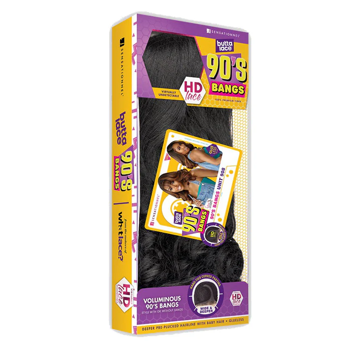 Sensationnel Butta Lace Glueless 5" HD Deep Lace Parting Front Wig - 90's BANGS UNIT 908 - Image 5