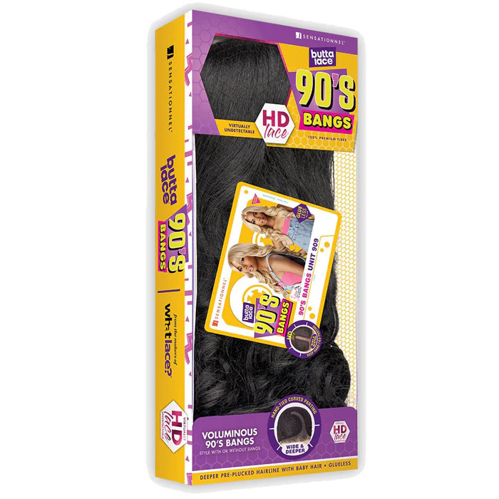 Sensationnel Butta Lace Glueless 5" HD Deep Lace Parting Front Wig - 90's BANGS UNIT 909 - Image 6