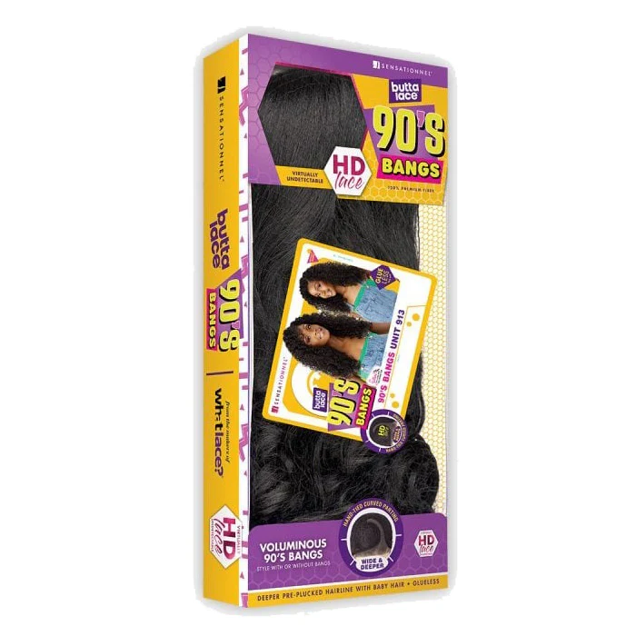 Sensationnel Butta Lace Glueless 5" HD Deep Lace Parting Front Wig - 90's BANGS UNIT 913 - Image 7