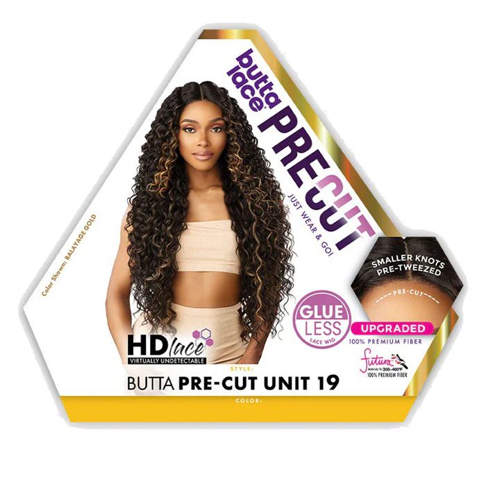 Sensationnel Butta Lace Glueless HD 5" Deep Center Lace Part Wig - BUTTA PRE-CUT UNIT 19 - Image 4