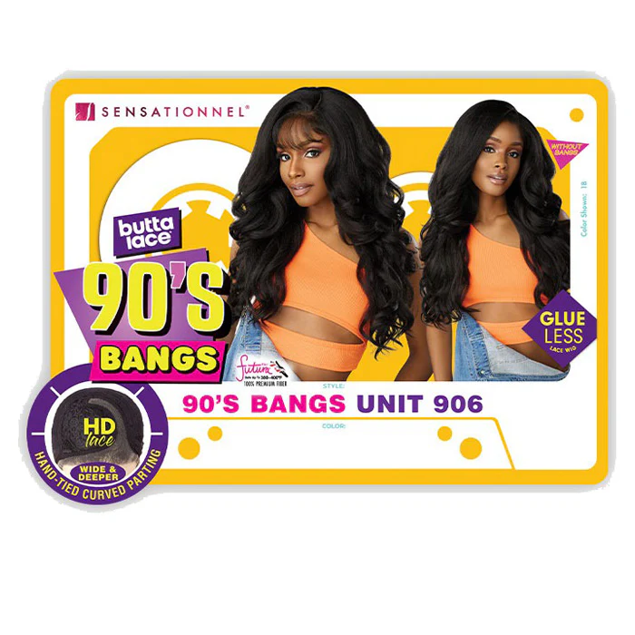 Sensationnel Butta Lace Glueless HD 5" Deep Lace Parting Front Wig - 90's BANGS UNIT 906 - Image 5