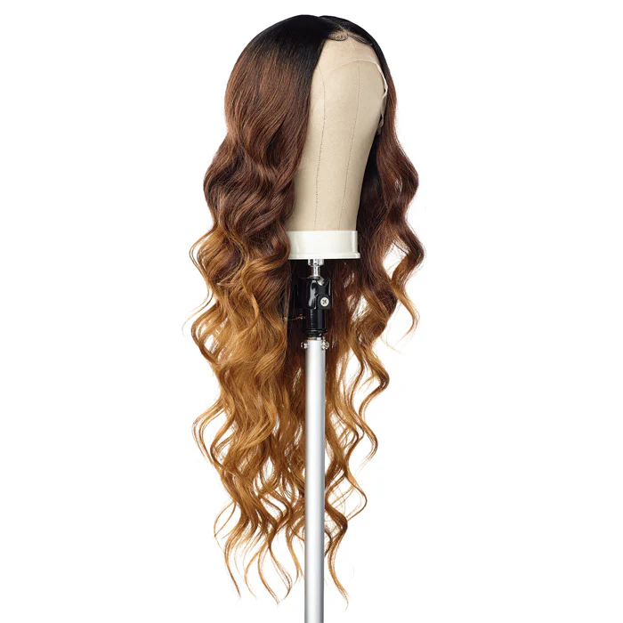 Sensationnel Butta Lace Human Hair Blend HD 5" Deep Parting Lace Front Front Wig - OCEAN WAVE 30" - Image 5
