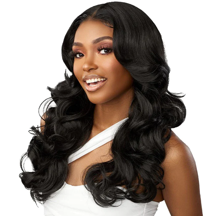 Sensationnel Butta Lace Human Hair Blend HD 5" Deep Parting Lace Front Wig - VOLUME CURL 22" - Image 2