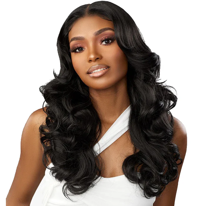 Sensationnel Butta Lace Human Hair Blend HD 5" Deep Parting Lace Front Wig - VOLUME CURL 22" - Image 3
