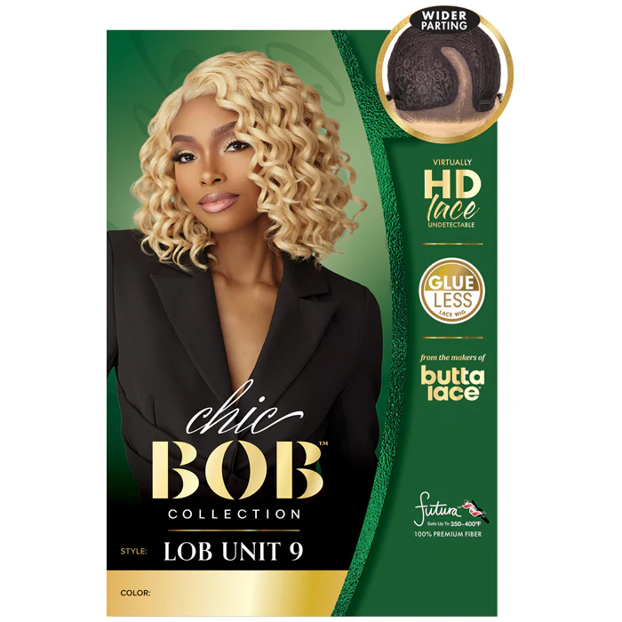 Sensationnel Chic Bob Butta Lace Glueless 5" Deep Lace Part Wig - LOB UNIT 9 - Image 4