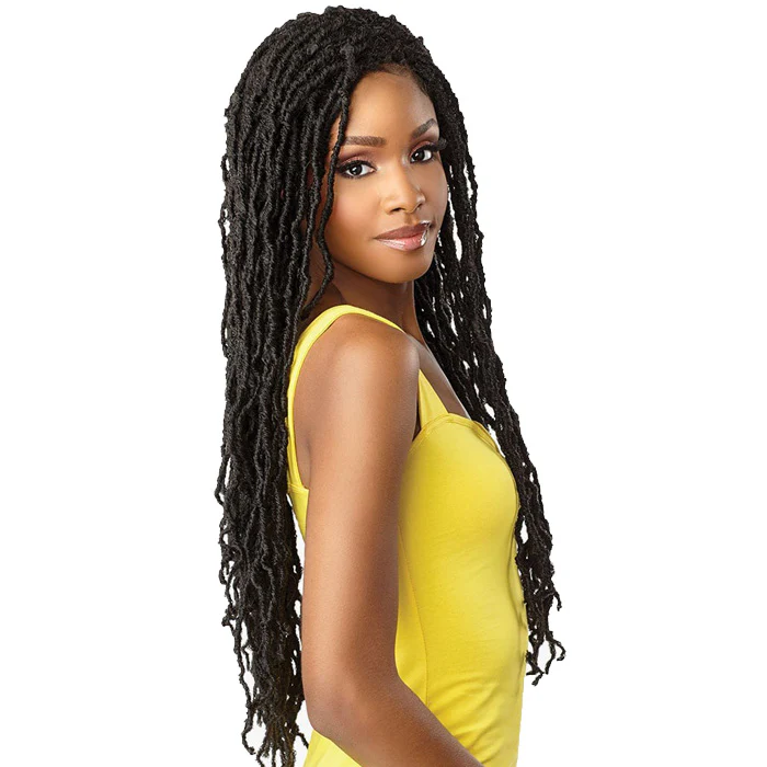 Sensationnel Cloud 9 4X4 Synthetic Braided Swiss Lace Wig - DISTRESSED LOCS 28" - Image 2