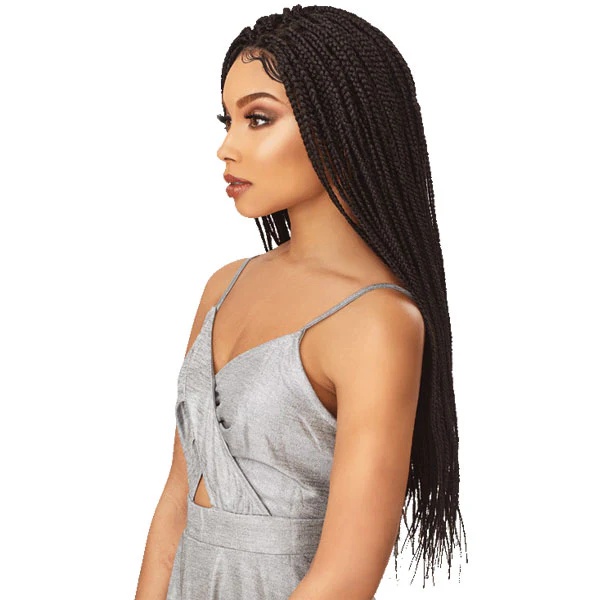Sensationnel Cloud 9 Synthetic 4x4 Part Swiss Lace Wig BOX BRAID SMALL - Image 3