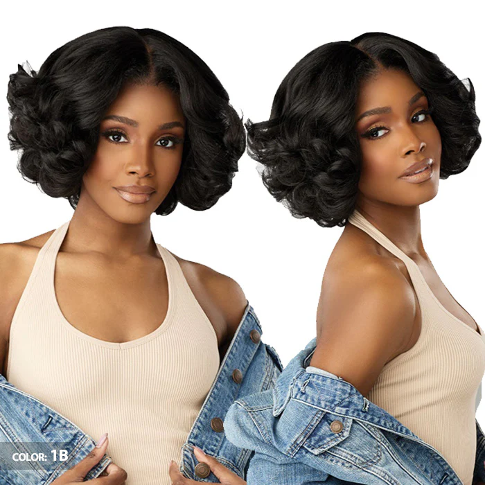 Sensationnel Curls Kinks & Co Kinky Edges Y-Part Glueless HD Lace Front Wig - Y-PART KINKY ROLLER SET 10" - Image 2