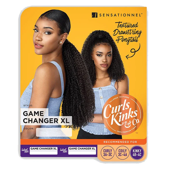 Sensationnel Curls Kinks & Co Textured Drawstring Ponytail - GAME CHANGER XL - Image 7