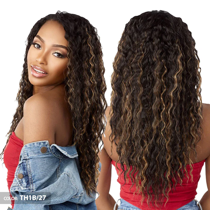 Sensationnel Curls Kinks Glueless V-Part Wig - V-UNIT 7 - Image 4