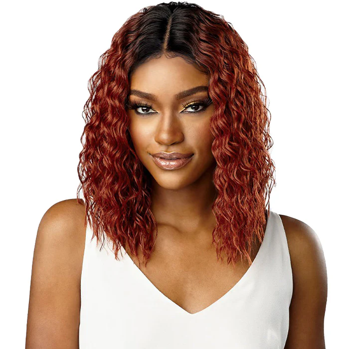 Sensationnel Dashly Wet & Wavy Style HD Deep PartIng Lace Front Wig - LACE UNIT 17