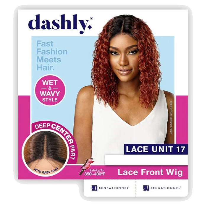 Sensationnel Dashly Wet & Wavy Style HD Deep PartIng Lace Front Wig - LACE UNIT 17 - Image 5