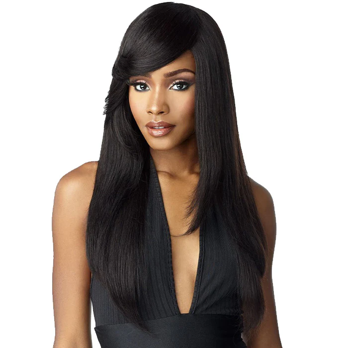 Sensationnel Empire 100% Human Hair Clip-In Bang - SIDE SWEPT - Image 2