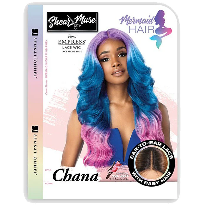 Sensationnel Empress Shear Muse Deep Parting Lace Front Wig - CHANA - Mermaid Hair - Image 5