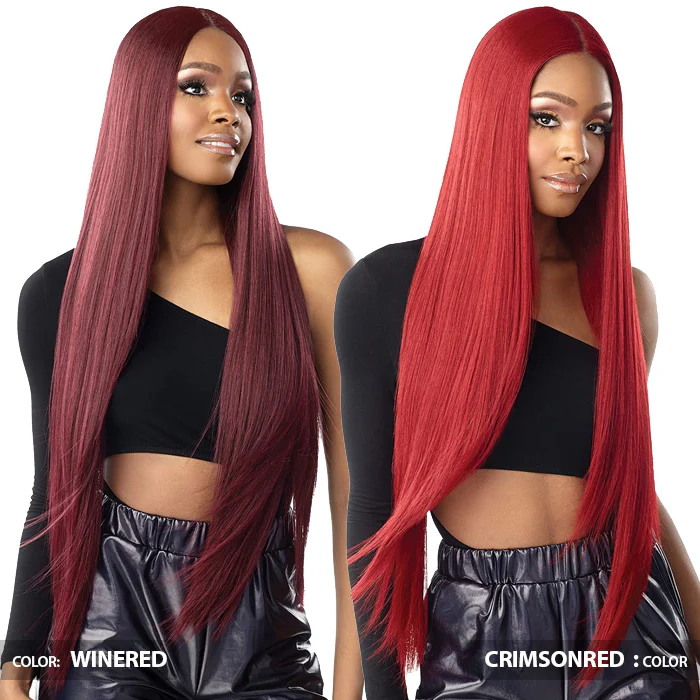 Sensationnel Empress Shear Muse HD Deep Parting Lace Front Wig - SALISHA - Red Krush - Image 2