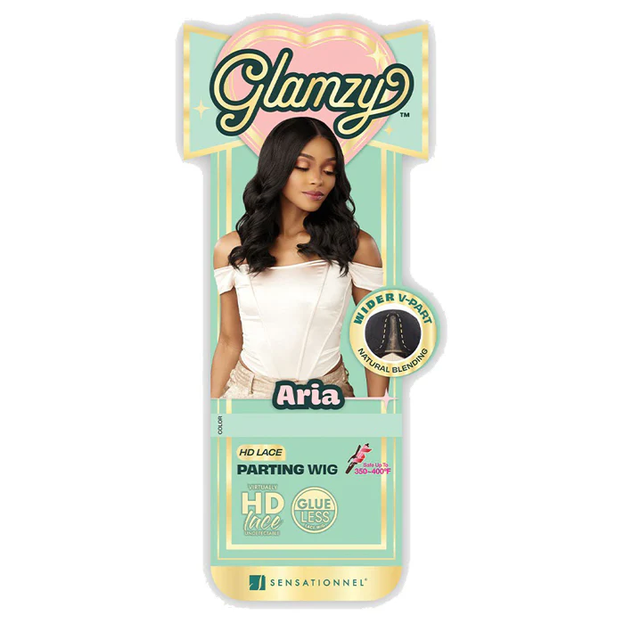 Sensationnel Glamzy Glueless HD V-Part Lace Wig - ARIA - Image 4
