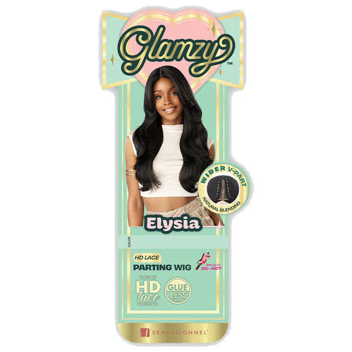 Sensationnel Glamzy Glueless V-Part HD Lace Parting Wig - ELYSIA - Image 4