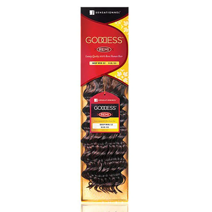 Sensationnel Goddess 100% Remi Human Hair Weave - DEEP 14" - Image 2