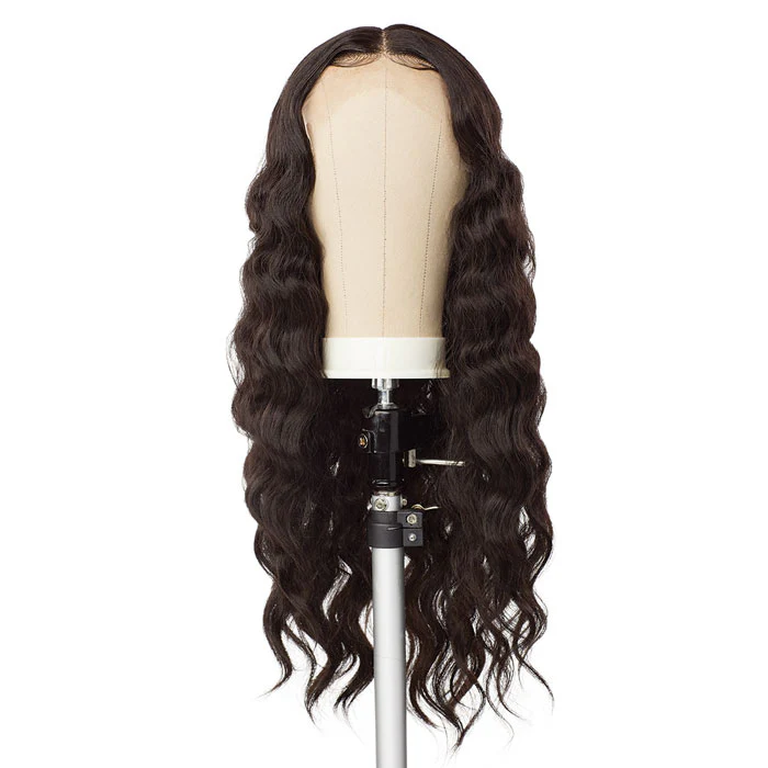 Sensationnel Human Hair Blend Butta HD Lace Front Wig - HOLLYWOOD WAVE 26" - Image 5