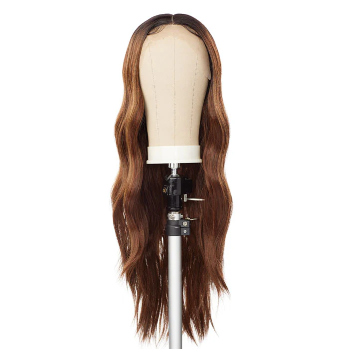 Sensationnel Human Hair Blend Butta HD Lace Front Wig - LOOSE BEACH WAVE 28" - Image 5
