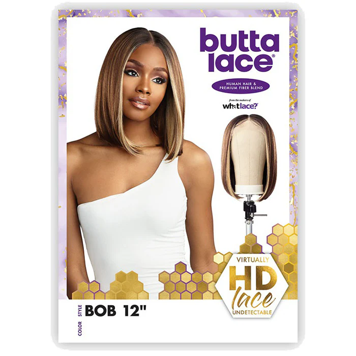 Sensationnel Butta Lace Human Hair Blend HD Lace Wig - BOB 12 - Image 5