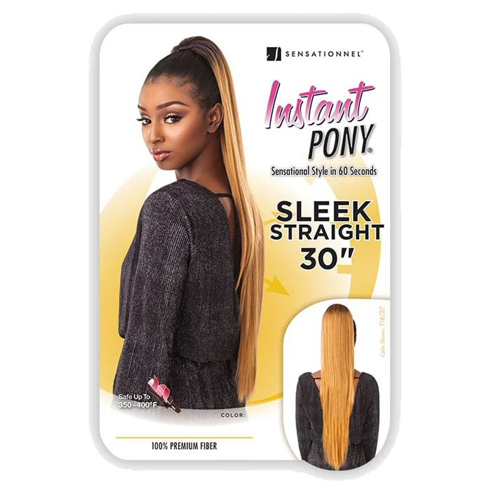 Sensationnel Instant Pony Drawstring SLEEK STRAIGHT 30 - Image 5