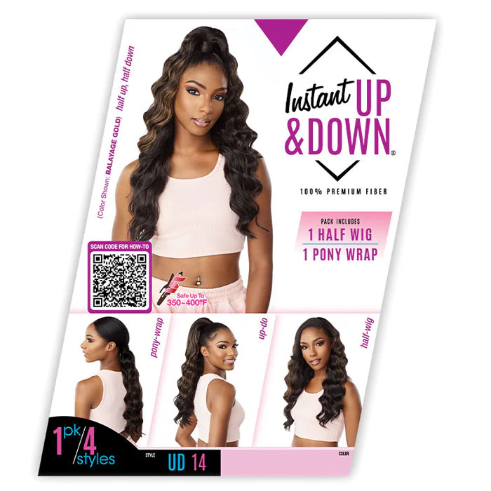 Sensationnel Instant Up & Down Synthetic Half Wig - UD 14 - Image 7