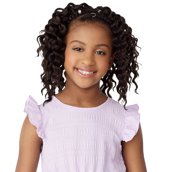 Sensationnel Kids Braids Lulu Mini Pre-looped Crochet Braids - 2X BRAID OUT 8 - Image 2