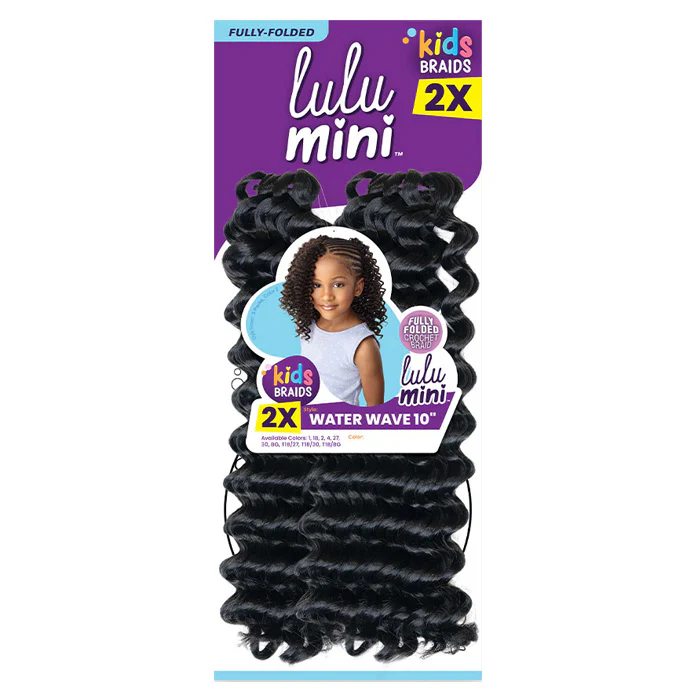Sensationnel Lulu Mini Kids 2X Crochet Braid - WATER WAVE 10 - Image 5