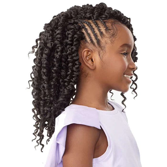 Sensationnel Lulu Mini Kids Pre-Looped Crochet Braid - PASSION TWIST 10" 2X - Image 3
