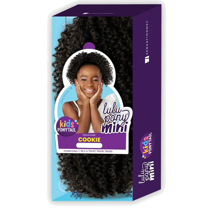 Sensationnel Lulu Pony Mini Kids Ponytail - COOKIE - Image 7