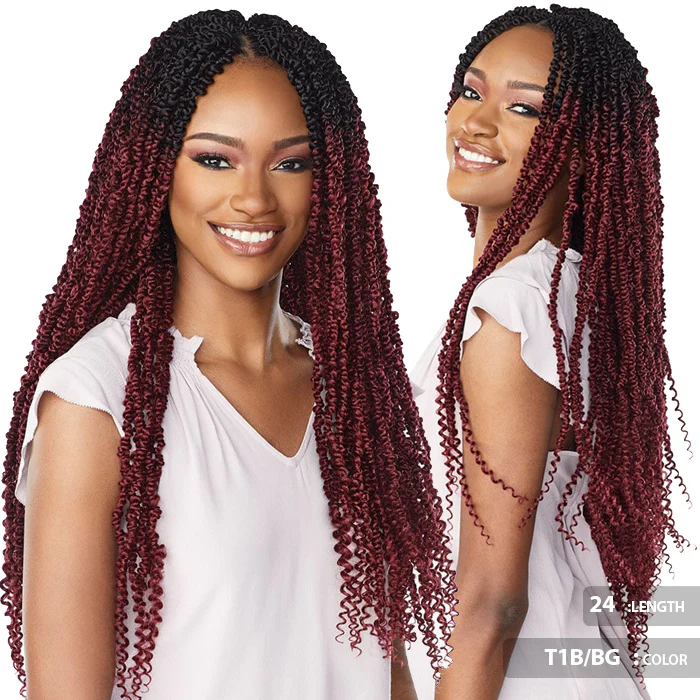 Sensationnel Lulutress Pre-Looped Crochet Braid - 2X SKINNY PASSION TWIST 18"/24" - Image 2