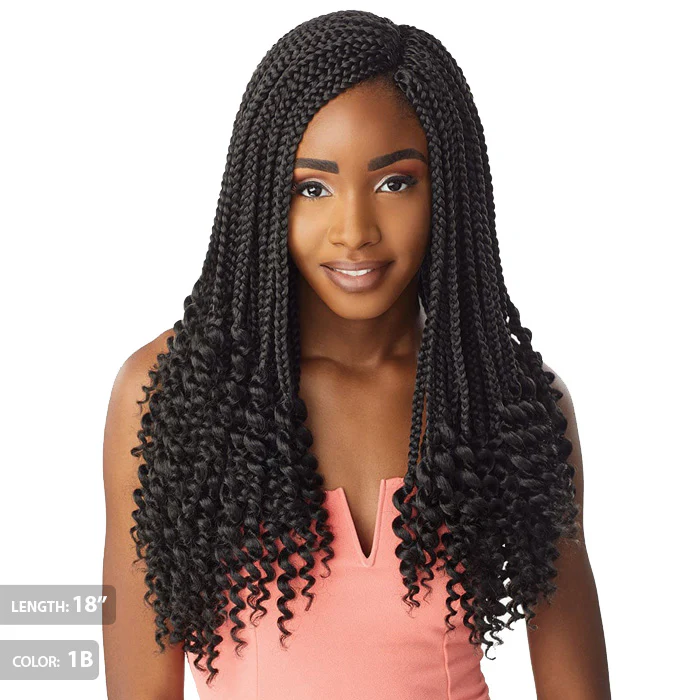 Sensationnel Lulutress Pre-Looped Crochet Braid - 3X GODDESS BOX BRAID 12"/18" - Image 2