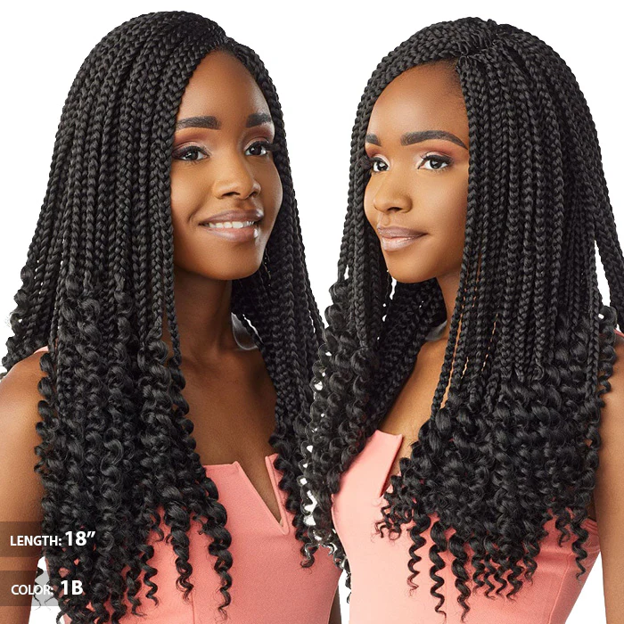 Sensationnel Lulutress Pre-Looped Crochet Braid - 3X GODDESS BOX BRAID 12"/18" - Image 3