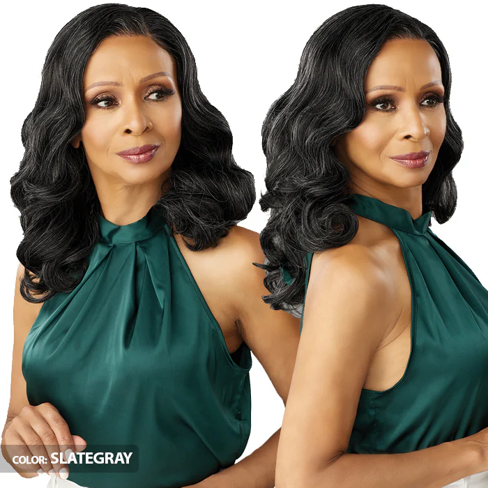 Sensationnel Platinum Glow Bare Lace Glueless 13x6 Lace Frontal Wig - NADINE - Human Hair Blend - Image 2
