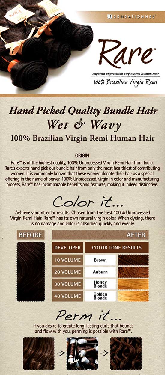 Sensationnel RARE 100% Unprocessed Virgin Remi Human Hair Weave NATURAL CURLY 20" - Image 2