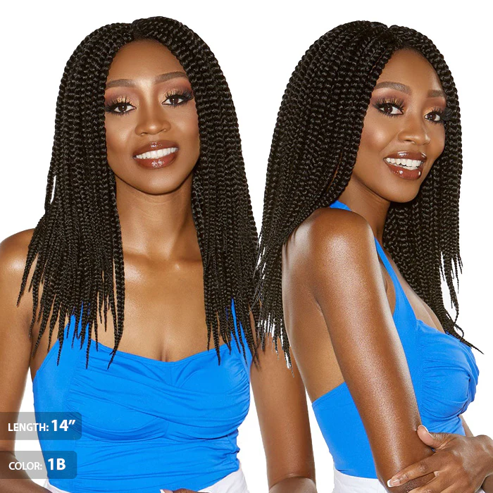 Sensationnel Ruwa Crochet Pre-Looped Braids - 3X Box Braid (14"/18") - Image 4