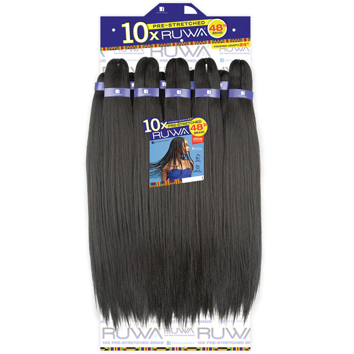 Sensationnel Ruwa Pre-Stretched Braids - 10x 48"