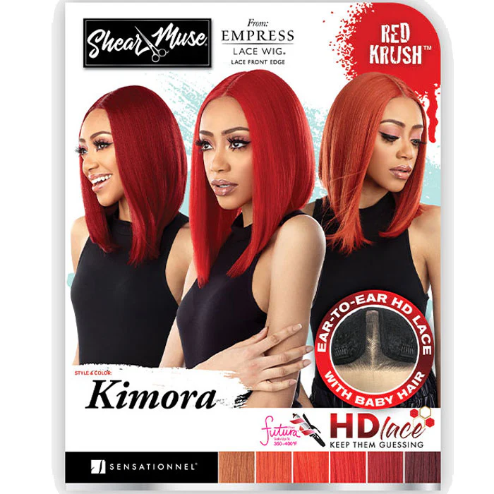 Sensationnel Shear Muse Empress HD Deep Parting Lace Front Wig - KIMORA - Red Krush - Image 7