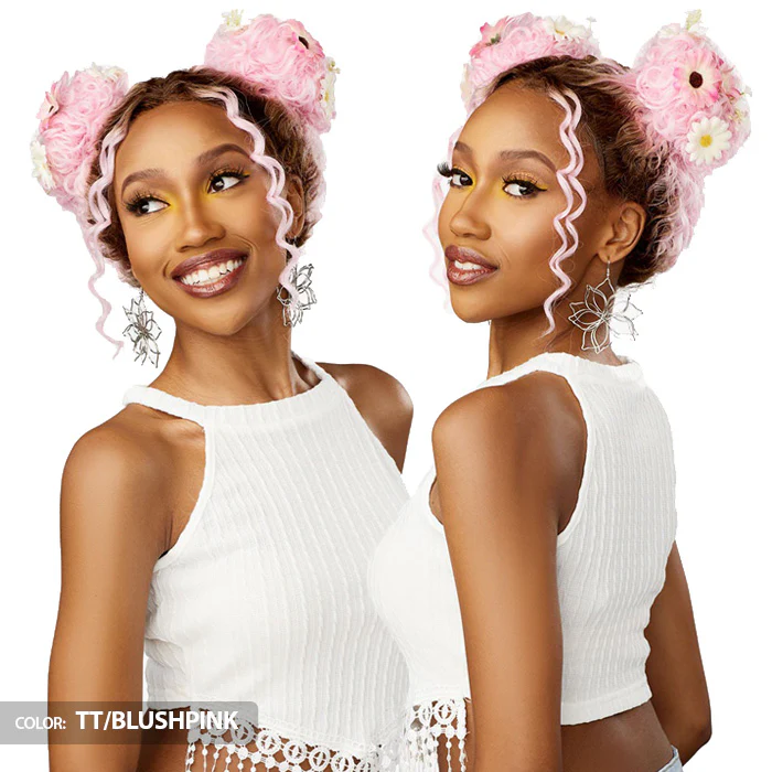 Sensationnel Shear Muse Festi-Gal Glueless HD Lace Front Wig - BUBBLE GAL - Image 3